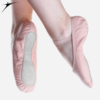 Kép 2/2 - So Danca piskóta talpú bőr gyakorló cipő - pink