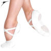 Kép 1/4 - So Danca elasztikus csepptalpú gyakorló balett cipő - fehér