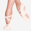 Kép 1/4 - So Danca elasztikus csepptalpú gyakorló balett cipő - pink