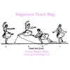 Kép 2/2 - Vaganova Teach Bag - Grand jeté - tote bag, bevásárlótáska
