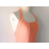 Kép 4/5 - Wear Moi VICKY nyakpántos női dressz - barackszínű