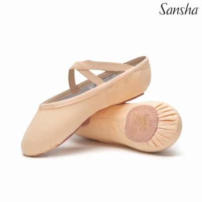 Sansha (USA) Julia elasztikus balett gyakorló cipő