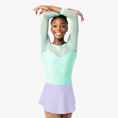 So Danca Yasmin elasztikus derekú repertoár szoknya - light lilac