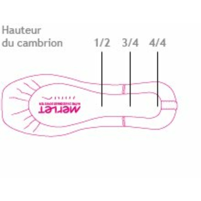 Merlet Cloé innovatív professzionális spicc cipő - RAKTÁRON