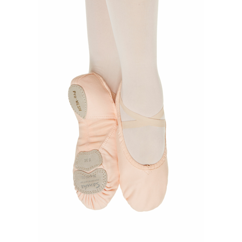 Sansha (USA) Pro-mesh elasztikus balett gyakorló cipő